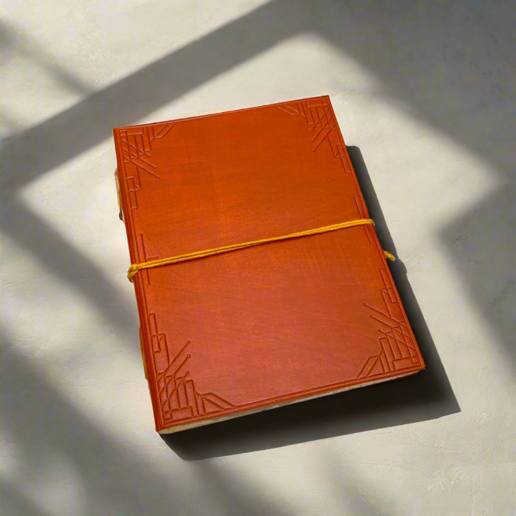 Plain Cover Leather Journal with Lined Pages | Journal | Wiccan Center