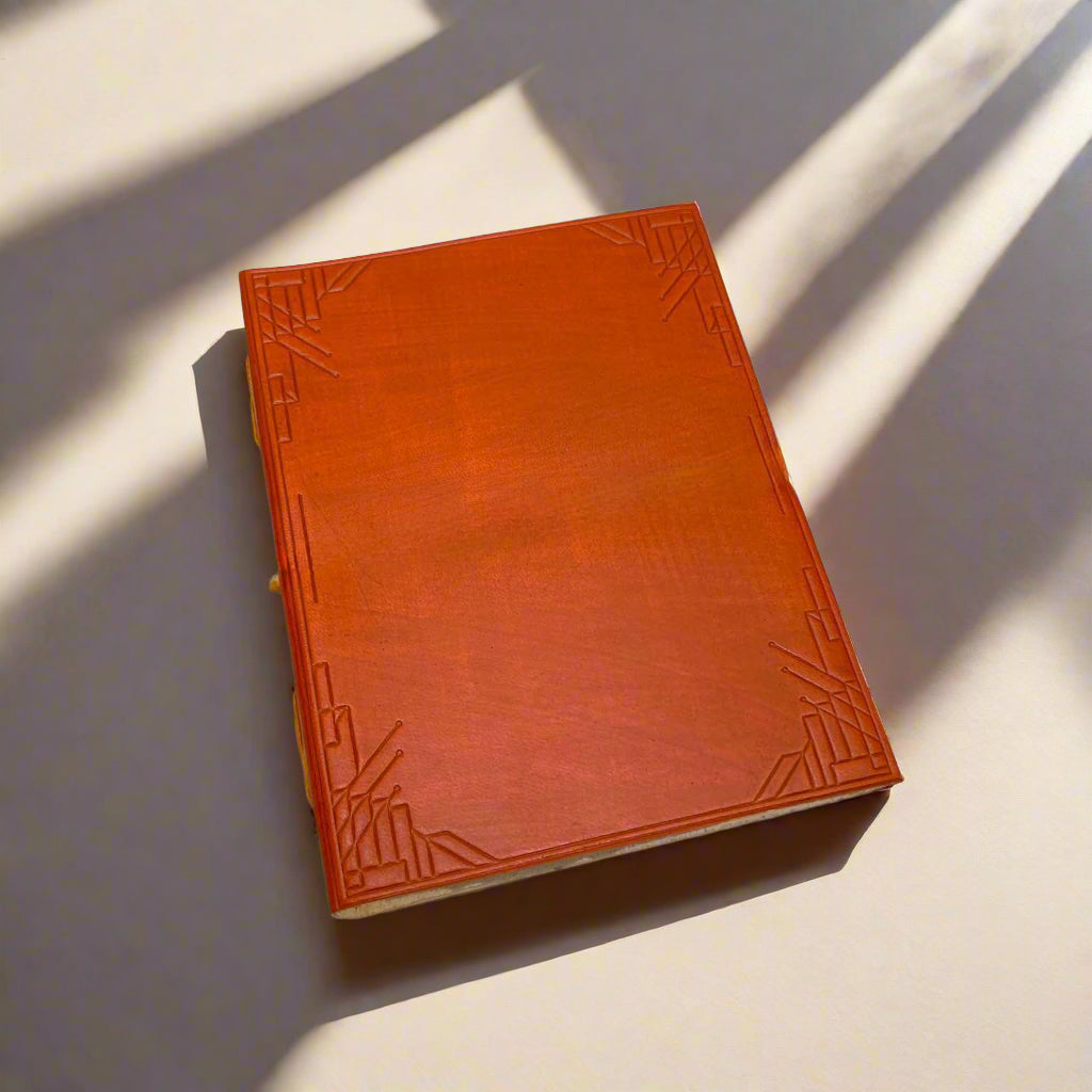 Plain Cover Leather Journal with Lined Pages | Journal | Wiccan Center