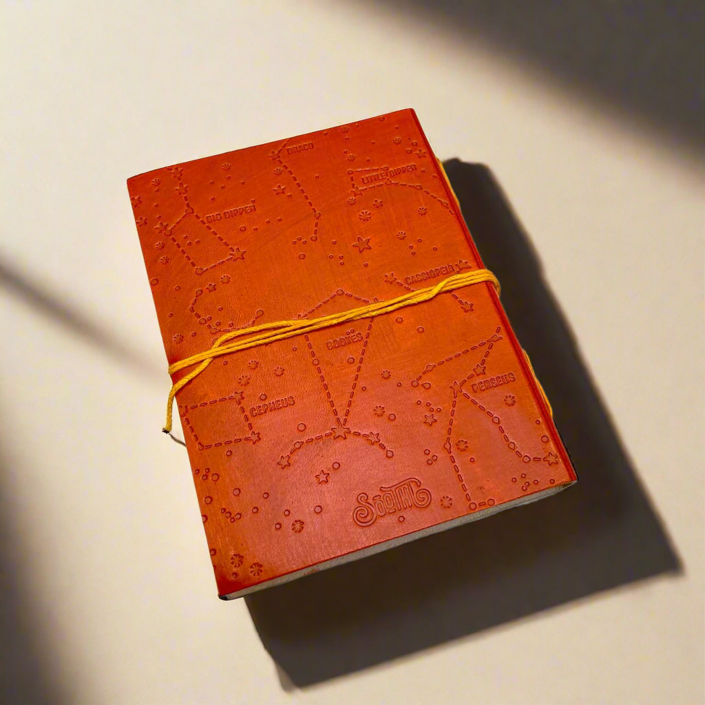 Plain Cover Leather Journal with Lined Pages | Journal | Wiccan Center