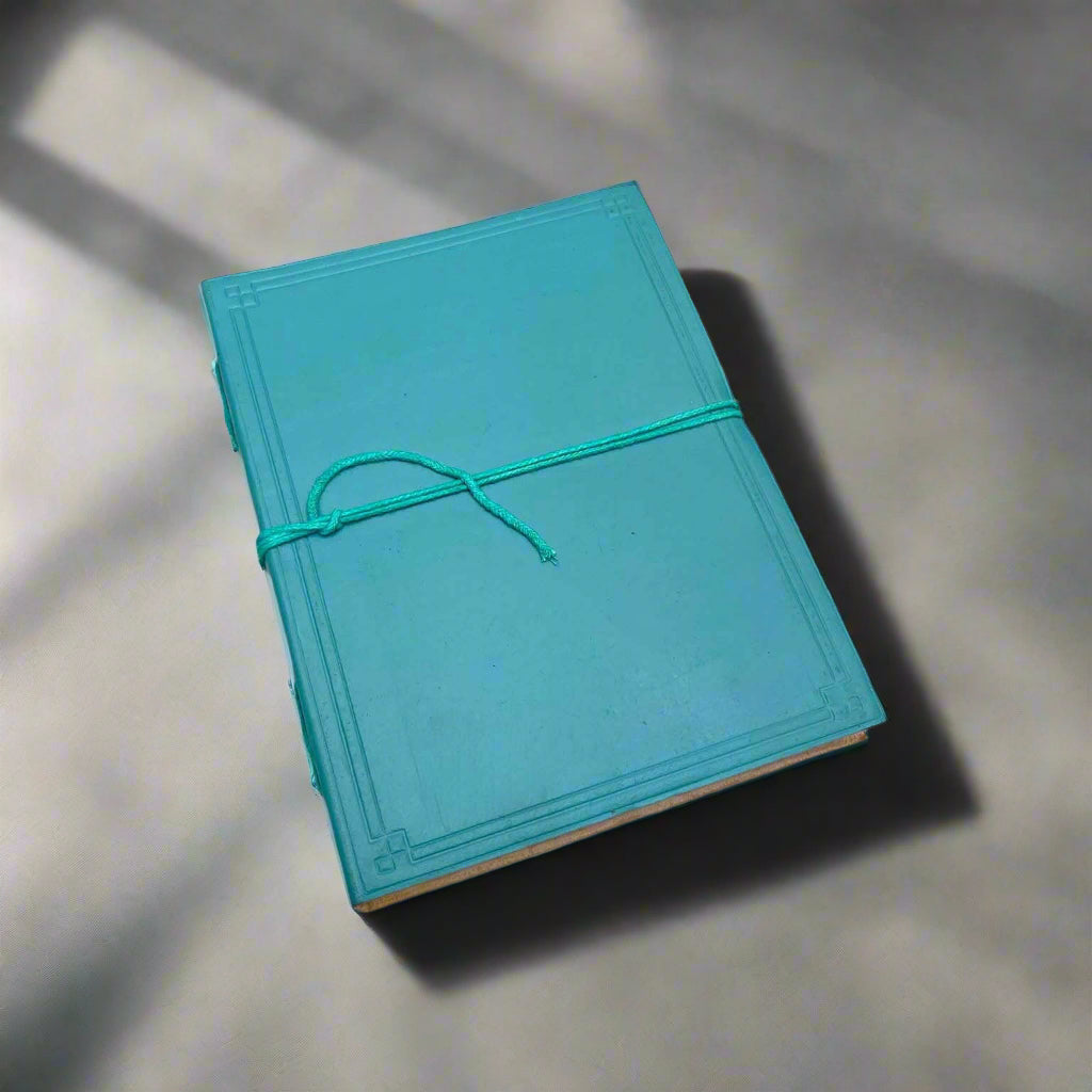 Plain Cover Leather Journal with Lined Pages | Journal | Wiccan Center