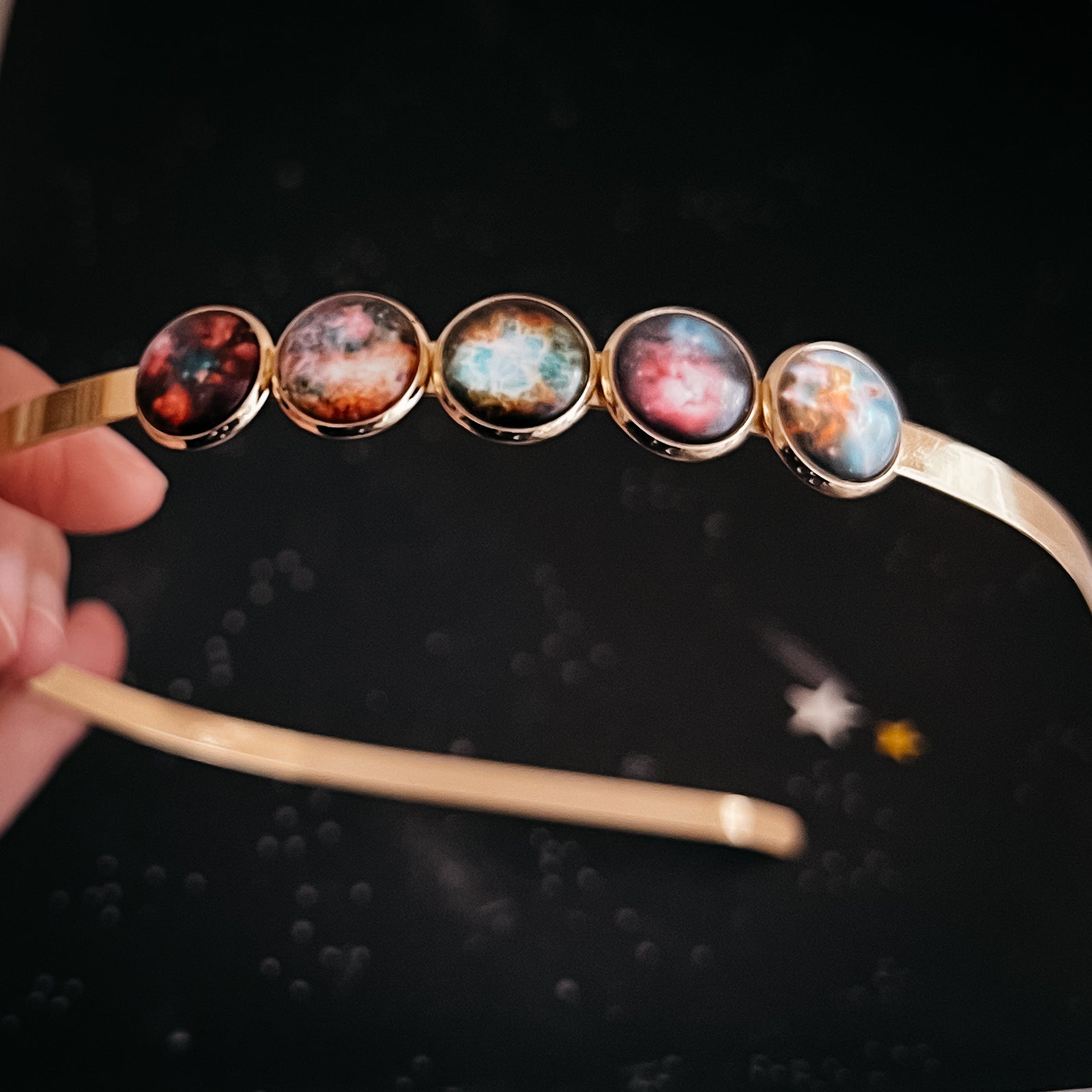 Nebula Rainbow Headband | Hair Accessories | Wiccan Center