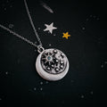 North Star Pendant Necklace with Opal | Necklace | Wiccan Center