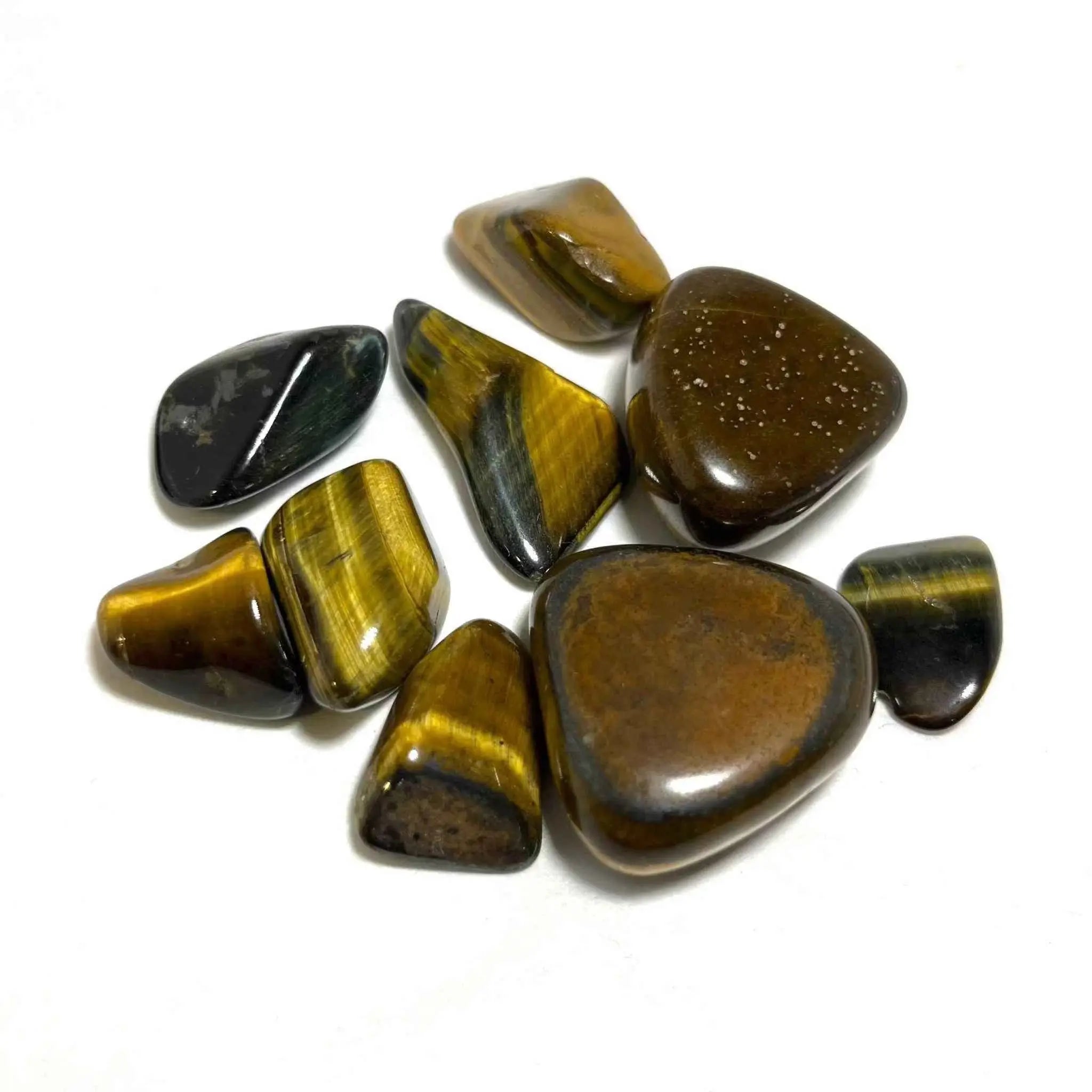 Tiger Eye Tumbled Pocket Stone | Tumbled Stones | Wiccan Center