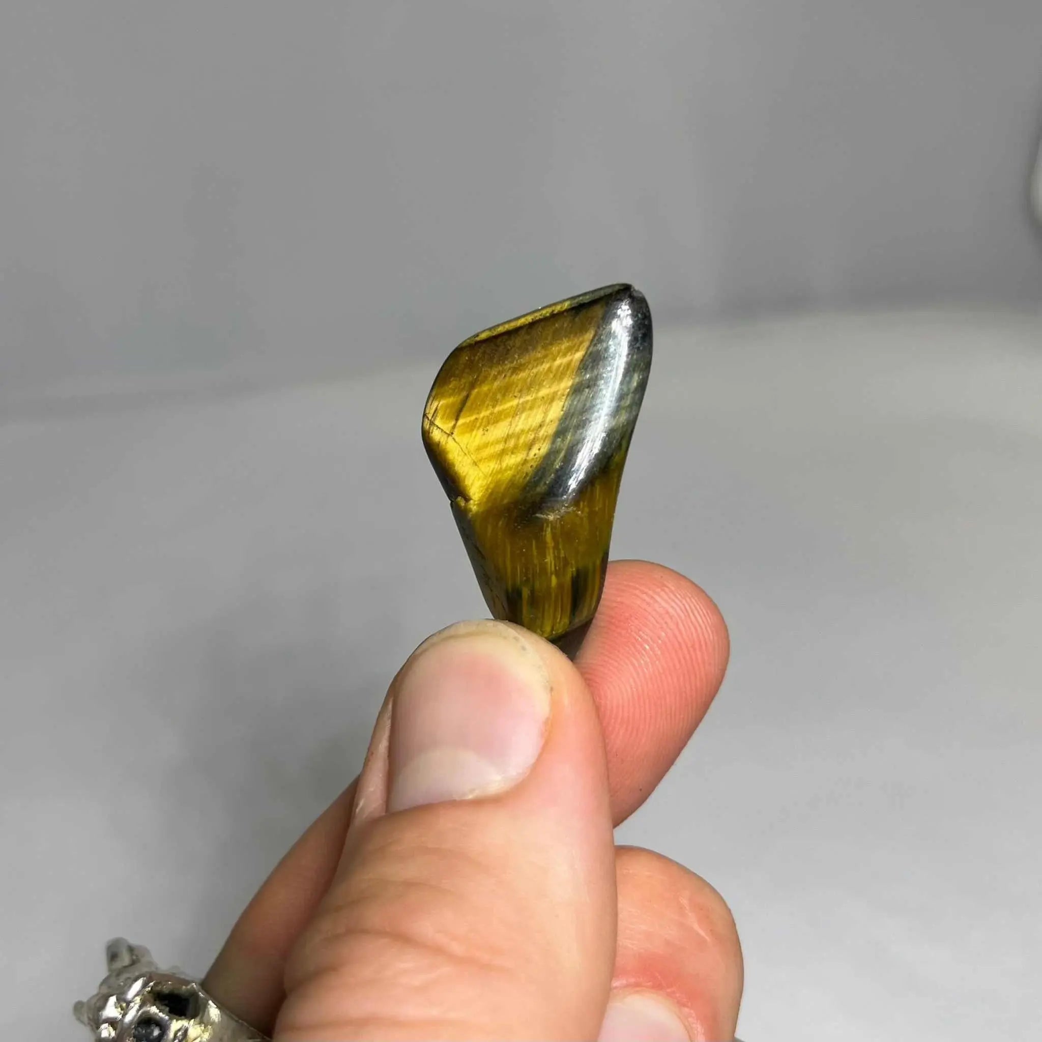 Tiger Eye Tumbled Pocket Stone | Tumbled Stones | Wiccan Center