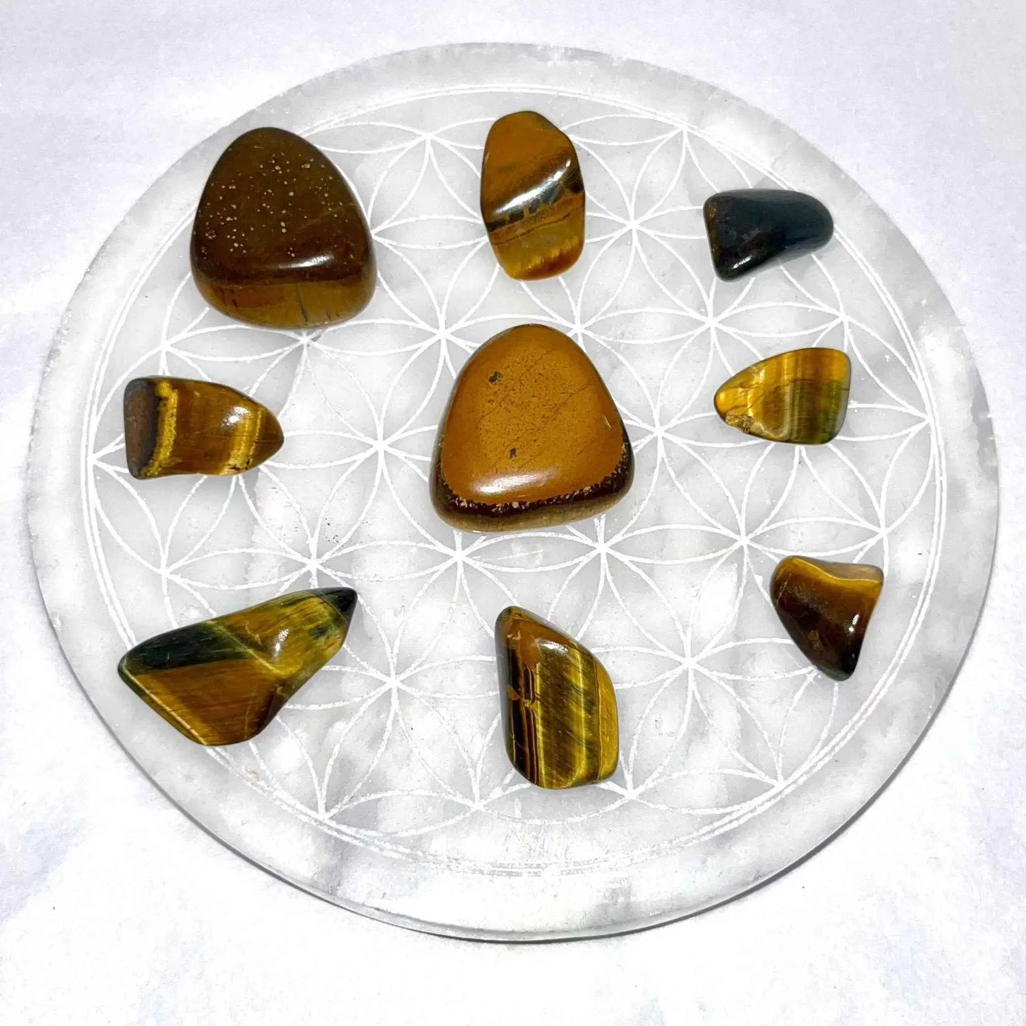 Tiger Eye Tumbled Pocket Stone | Tumbled Stones | Wiccan Center