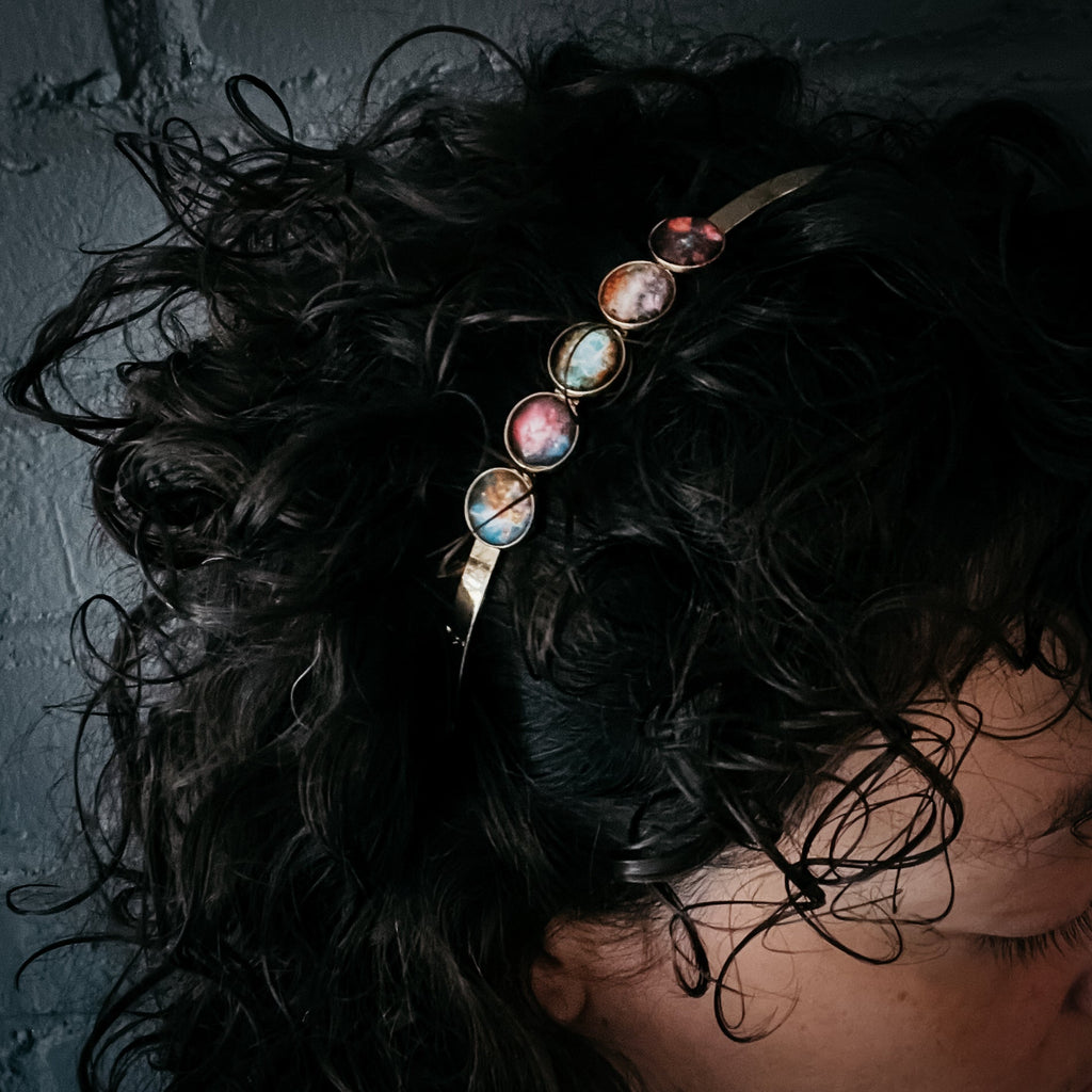 Nebula Rainbow Headband | Hair Accessories | Wiccan Center