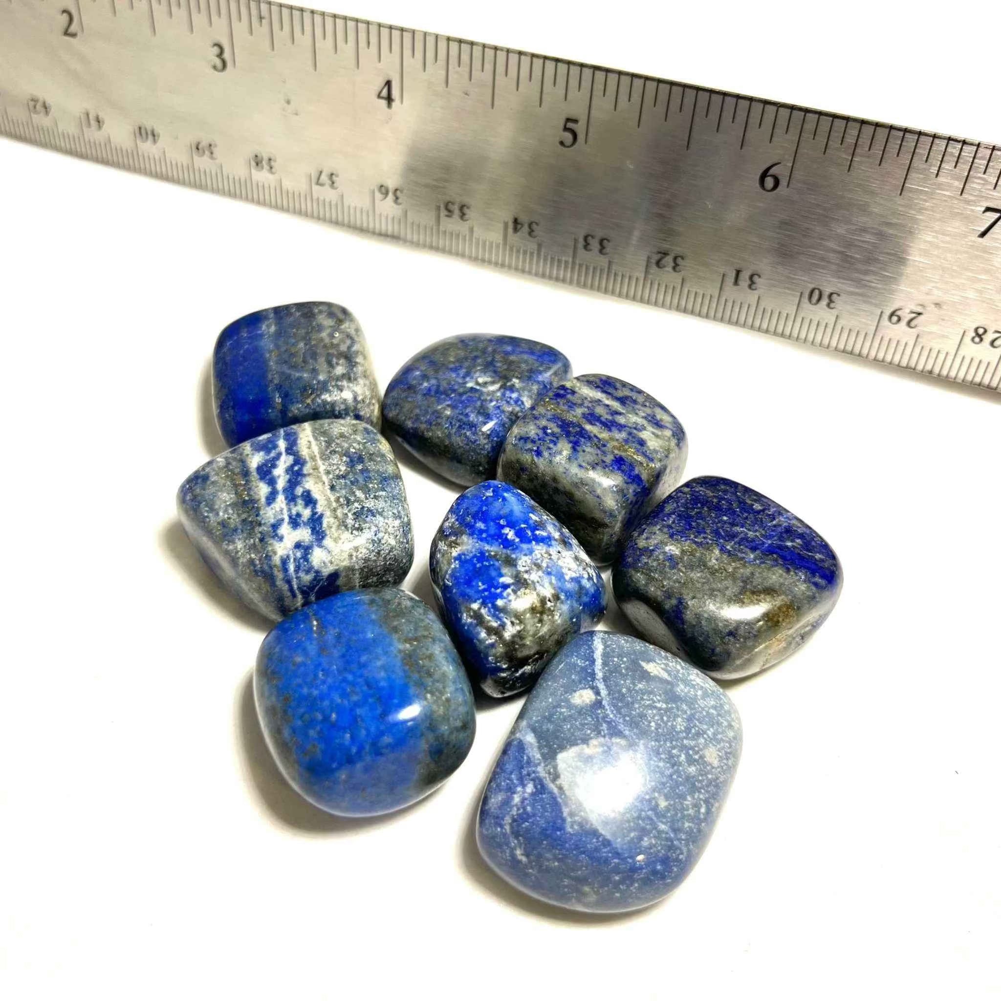 Lapis Lazuli Tumbled Pocket Stone | Tumbled Stones | Wiccan Center