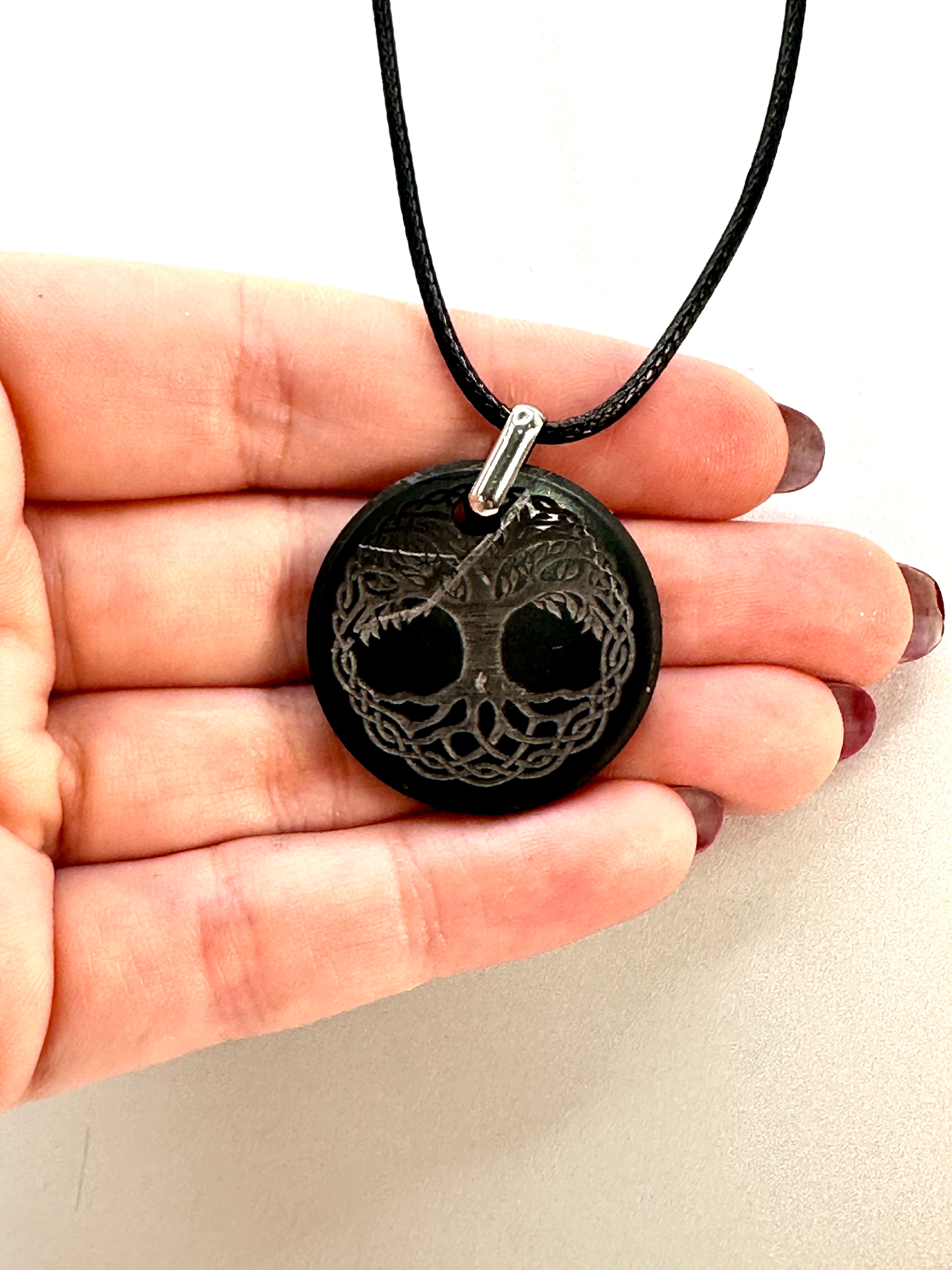 SHUNGITE PENDANTS! HURRY WHILE SUPPLIES LAST! - EMF Protection - Hand Cut Genuine Natural Shungite Pendant High Quality Black Lustrous Gemstone from Russia