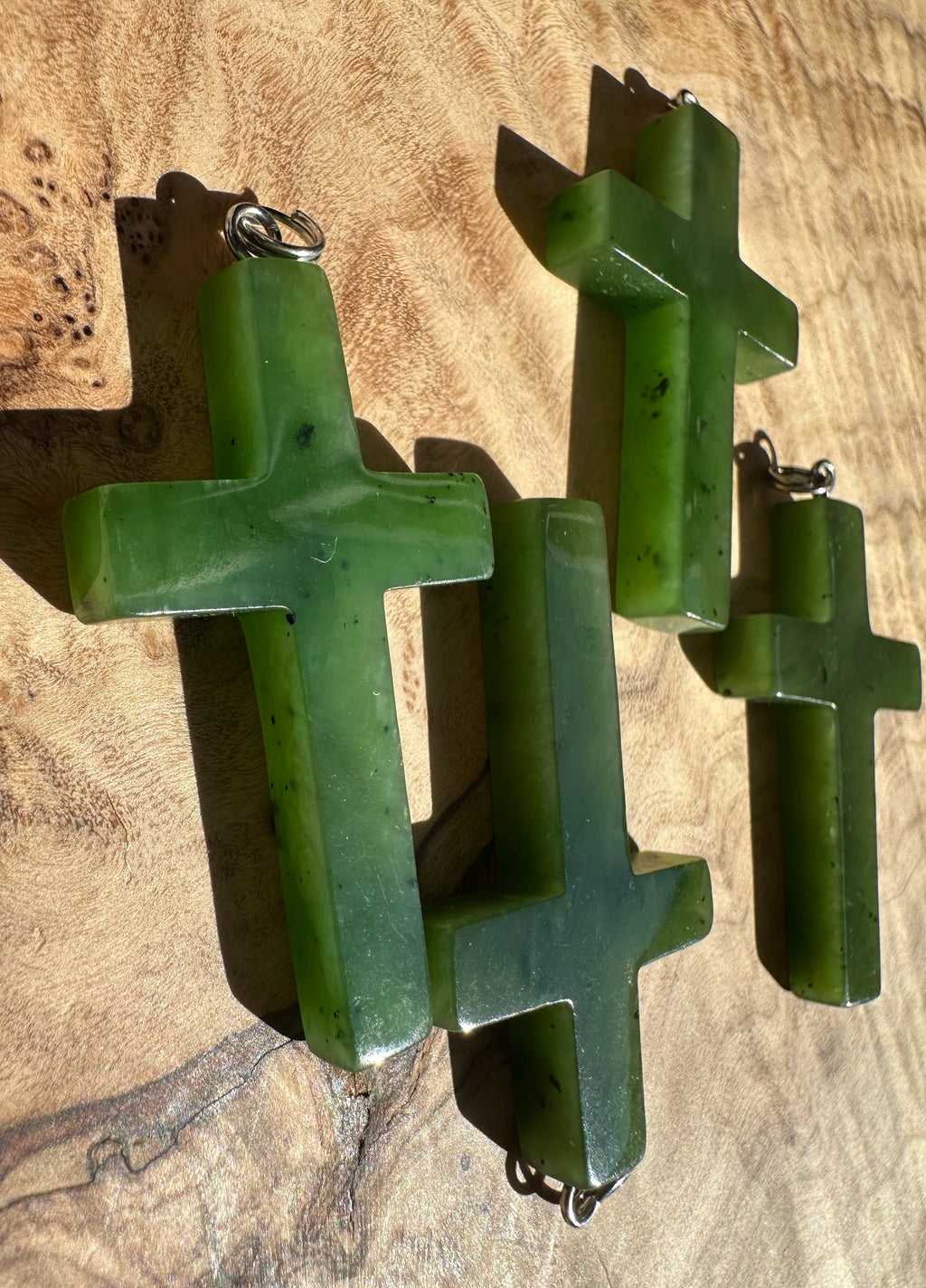 Jade Cross Pendant, 40mm | | Wiccan Center