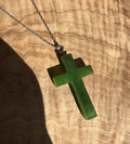 Jade Cross Pendant, 40mm | | Wiccan Center