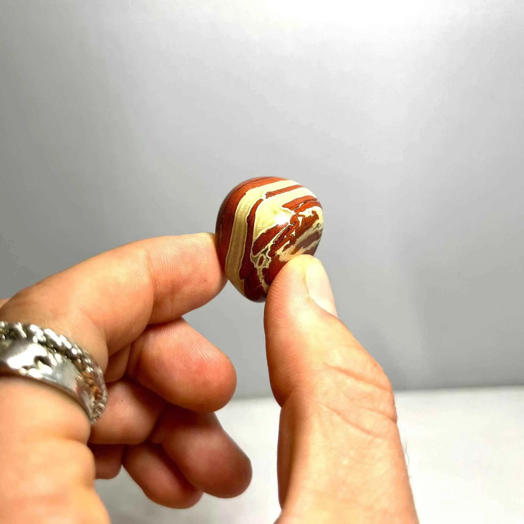 Red Jasper Tumbled Pocket Stone | Tumbled Stones | Wiccan Center