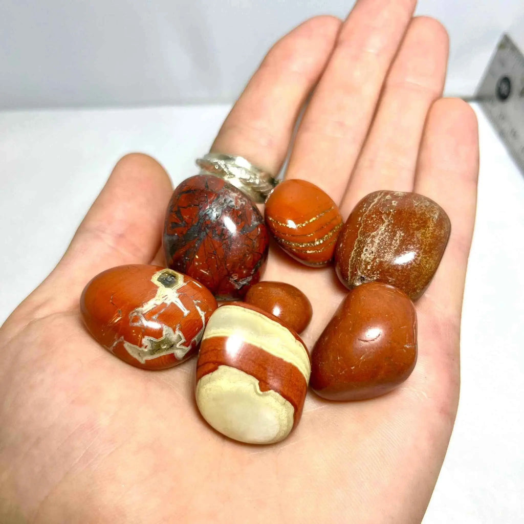 Red Jasper Tumbled Pocket Stone | Tumbled Stones | Wiccan Center