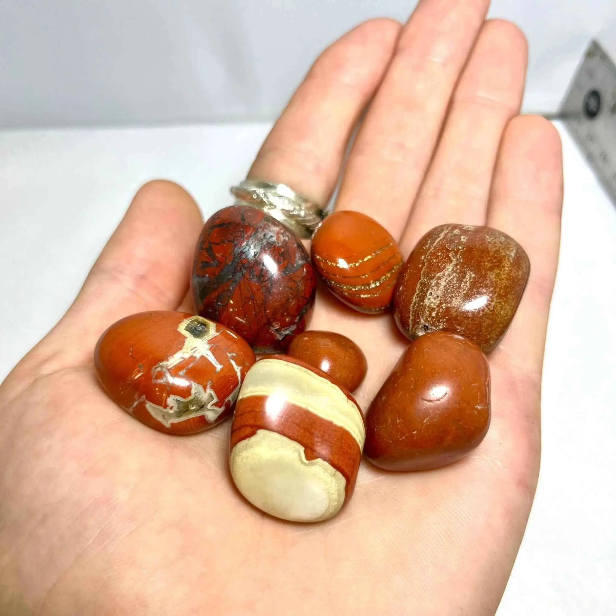 Red Jasper Tumbled Pocket Stone | Tumbled Stones | Wiccan Center