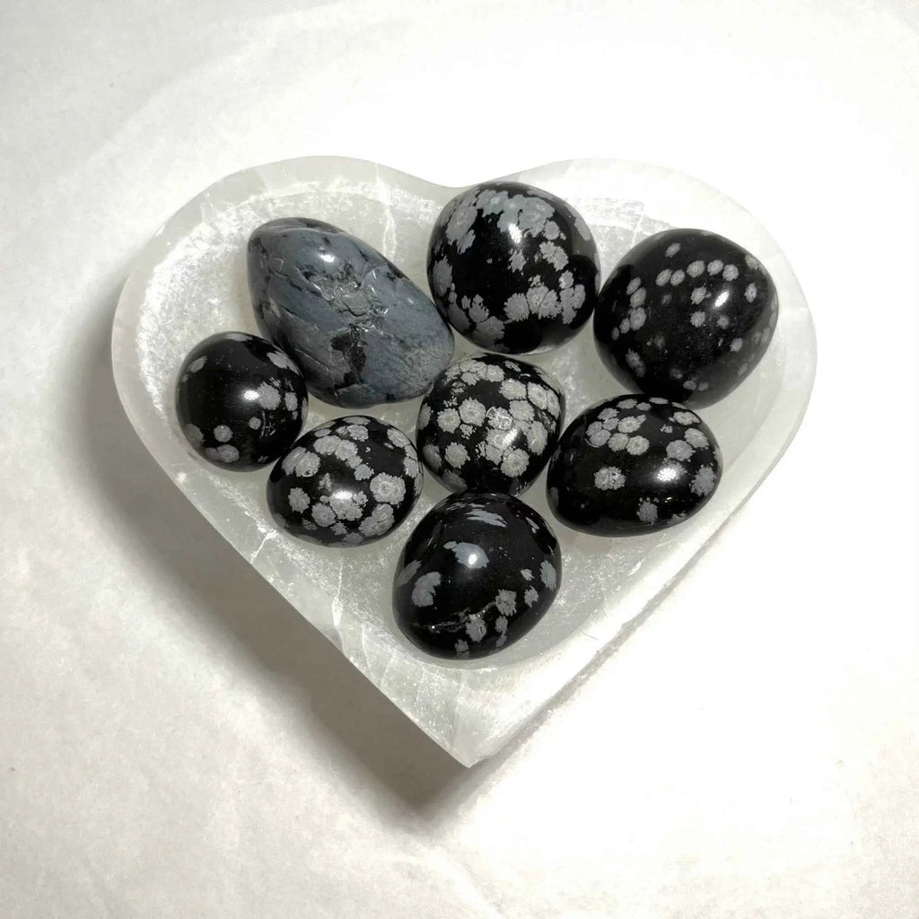 Snowflake Obsidian Tumbled Stone | Tumbled Stones | Wiccan Center