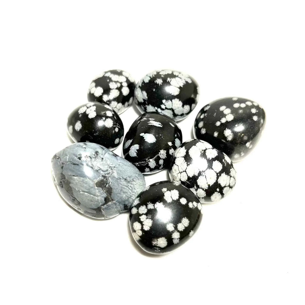 Snowflake Obsidian Tumbled Stone | Tumbled Stones | Wiccan Center
