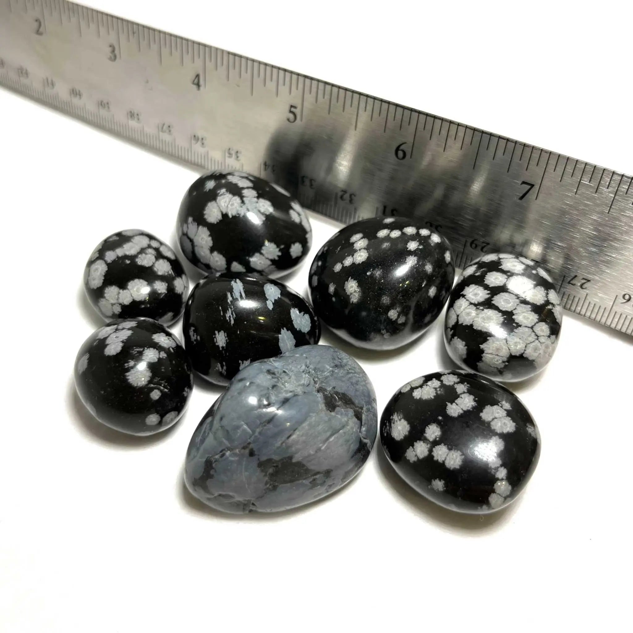 Snowflake Obsidian Tumbled Stone | Tumbled Stones | Wiccan Center