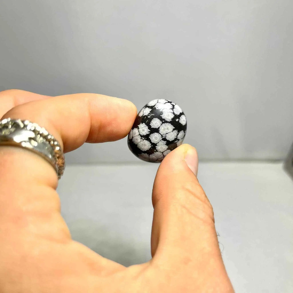 Snowflake Obsidian Tumbled Stone | Tumbled Stones | Wiccan Center