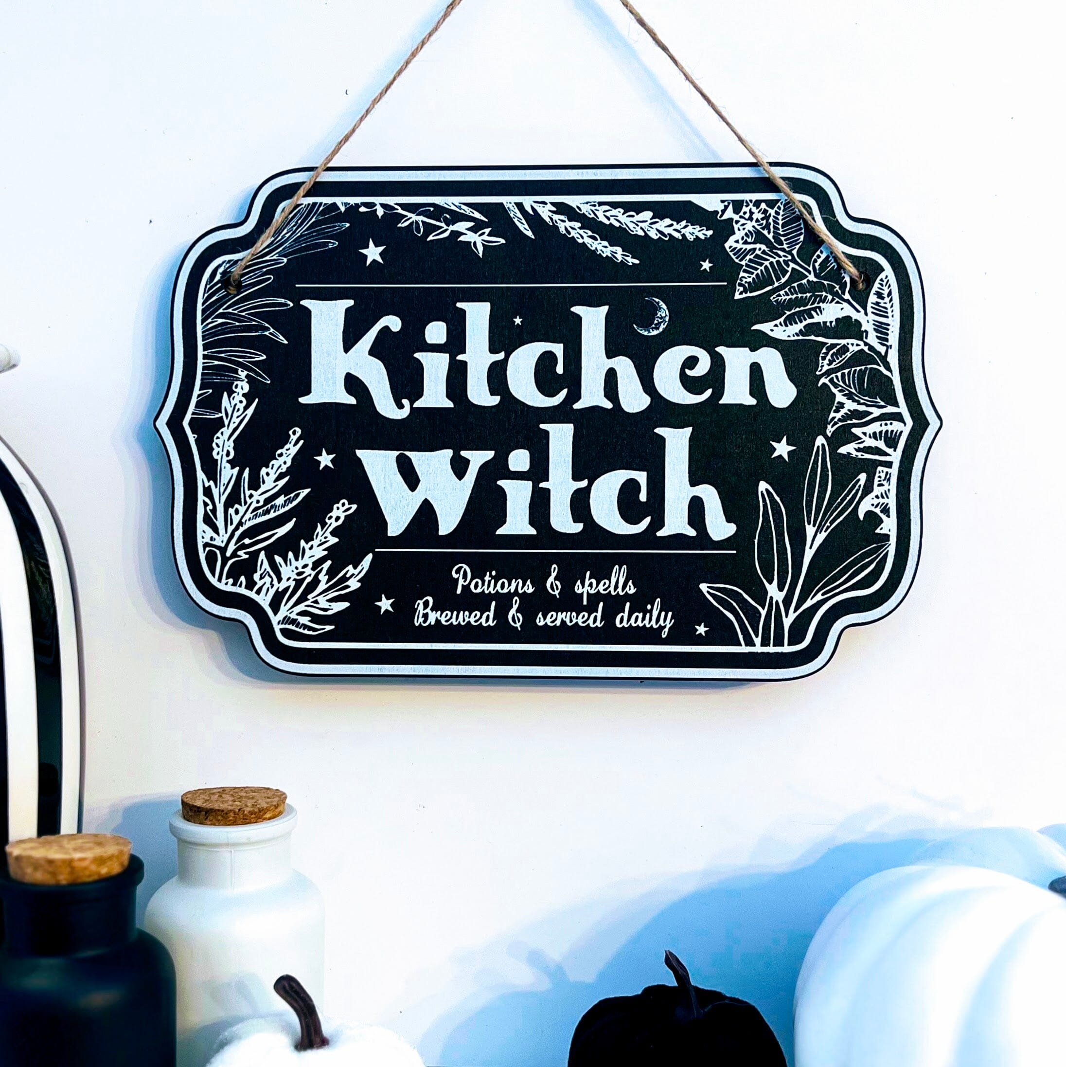 Witchy Décor Wooden Sign | Home | Wiccan Center