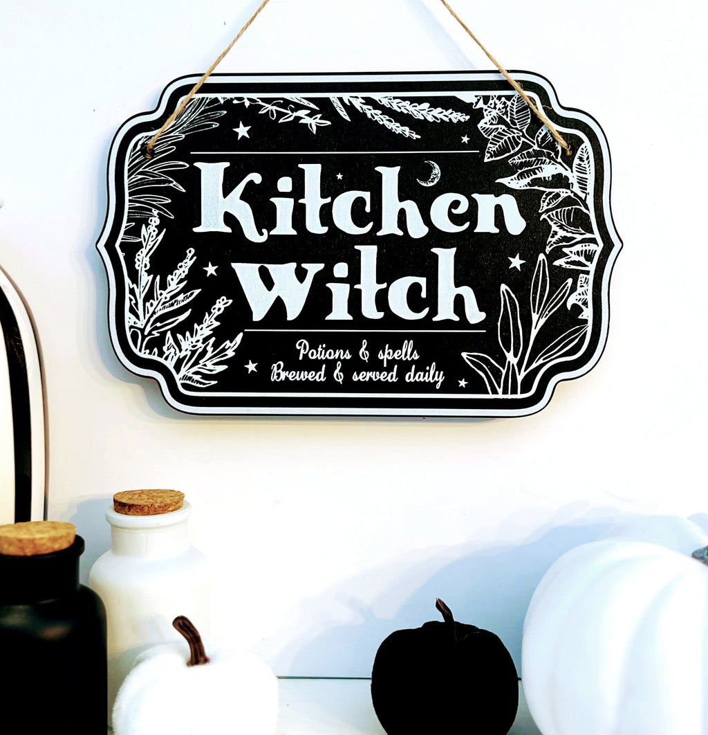 Witchy Décor Wooden Sign | Home | Wiccan Center
