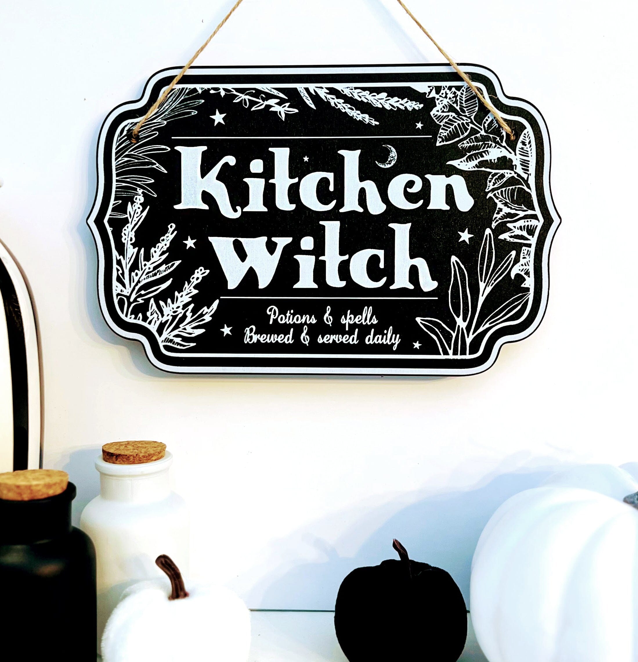 Witchy Décor Wooden Sign | Home | Wiccan Center