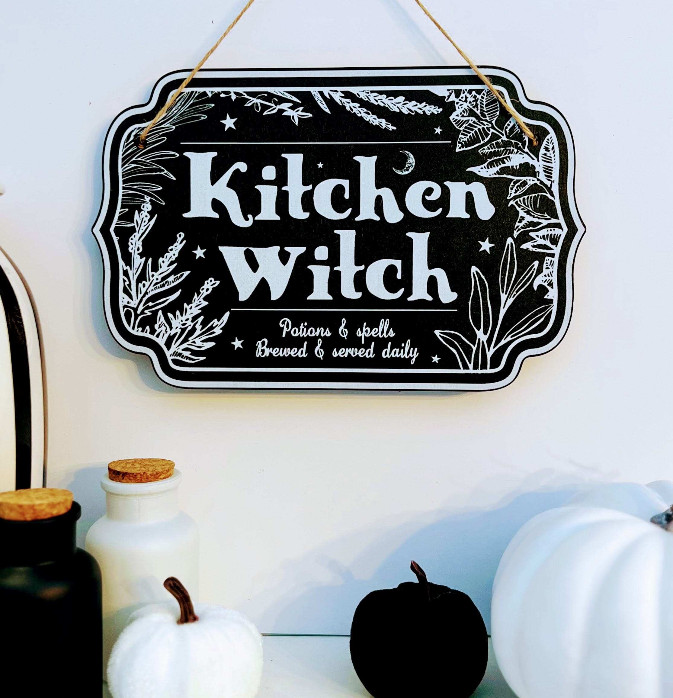 Witchy Décor Wooden Sign | Home | Wiccan Center