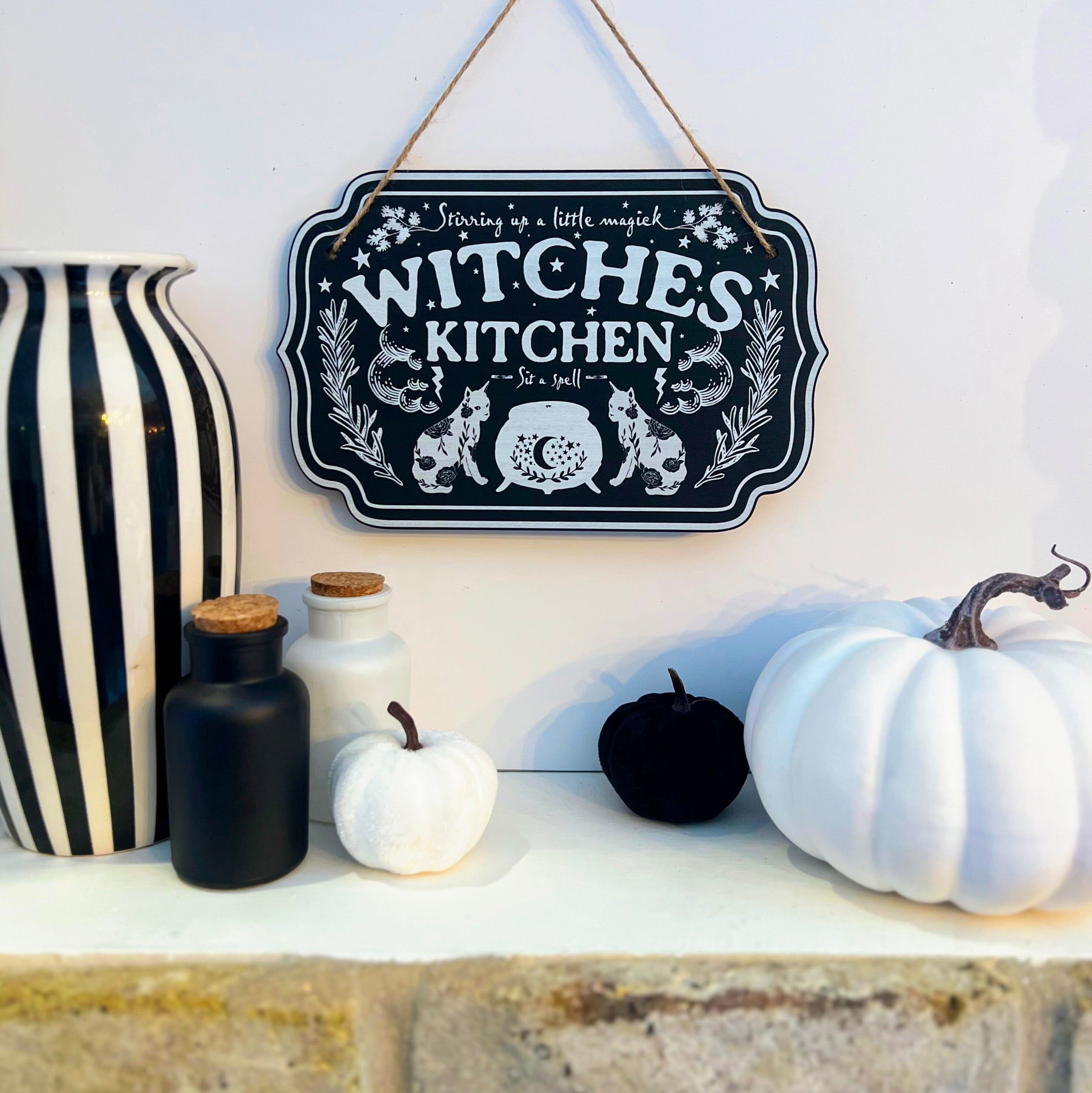 Witchy Décor Wooden Sign | Home | Wiccan Center