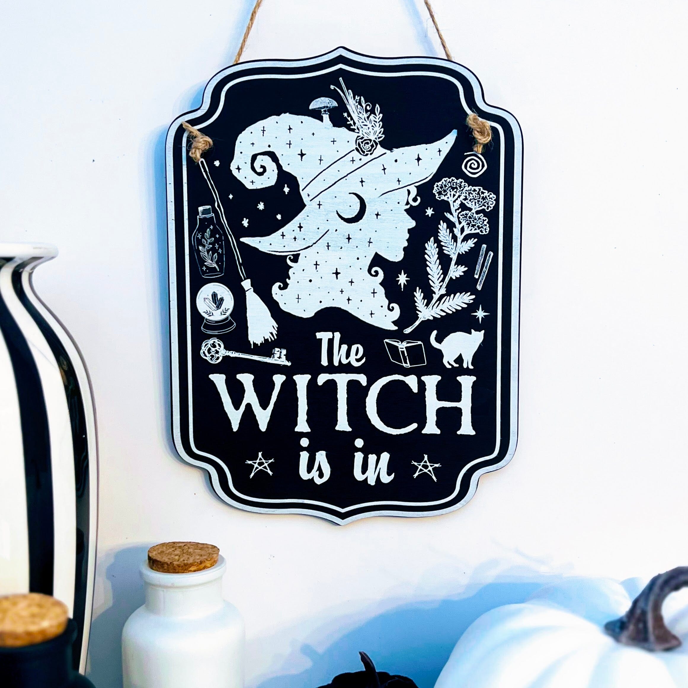 Witchy Décor Wooden Sign | Home | Wiccan Center