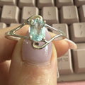 Sterling Silver Blue Topaz “Eye of Tranquility” Ring | Rings | Wiccan Center