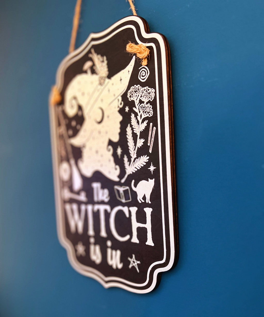 Witchy Décor Wooden Sign | Home | Wiccan Center