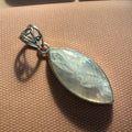 Marquise Rainbow Moonstone Pendant in Sterling Silver - 1.5” | Pendants | Wiccan Center