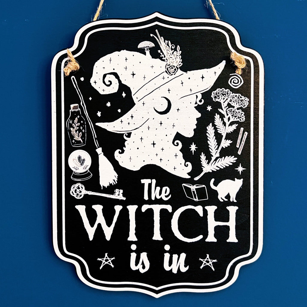 Witchy Décor Wooden Sign | Home | Wiccan Center