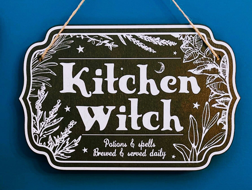Witchy Décor Wooden Sign | Home | Wiccan Center