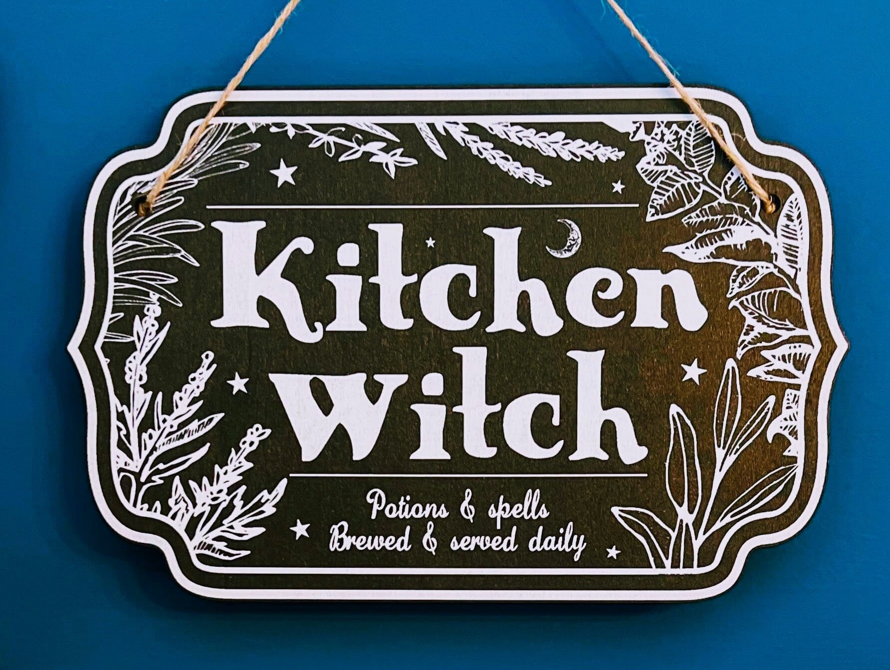 Witchy Décor Wooden Sign | Home | Wiccan Center