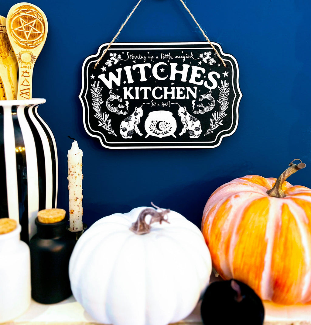 Witchy Décor Wooden Sign | Home | Wiccan Center