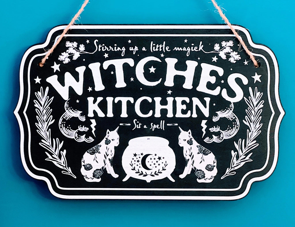 Witchy Décor Wooden Sign | Home | Wiccan Center
