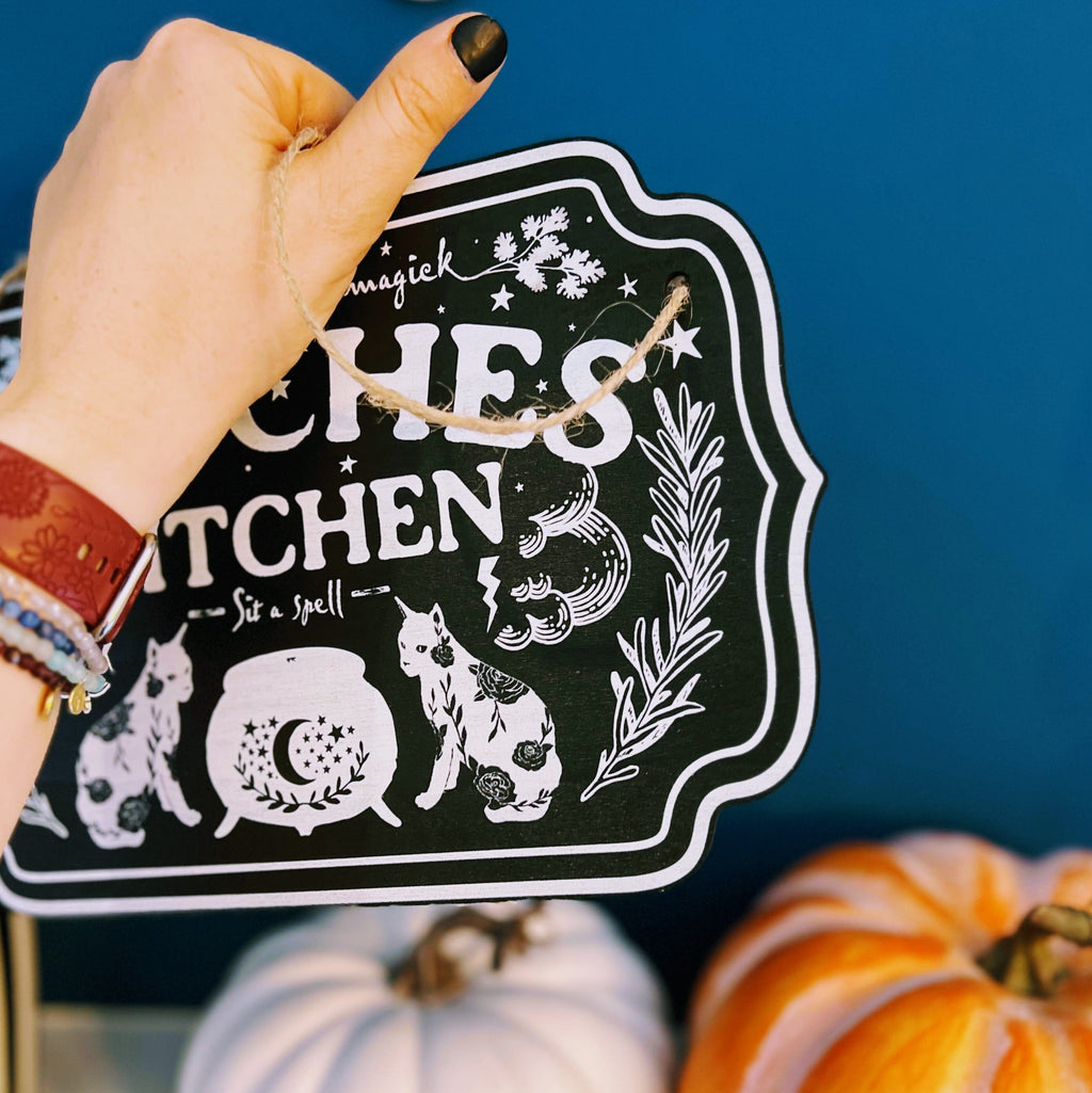 Witchy Décor Wooden Sign | Home | Wiccan Center