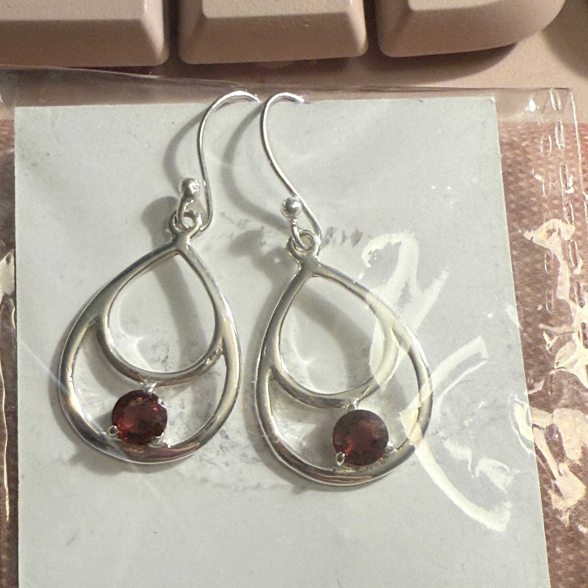 Teardrop Earrings in Sterling Silver | Earrings | Wiccan Center
