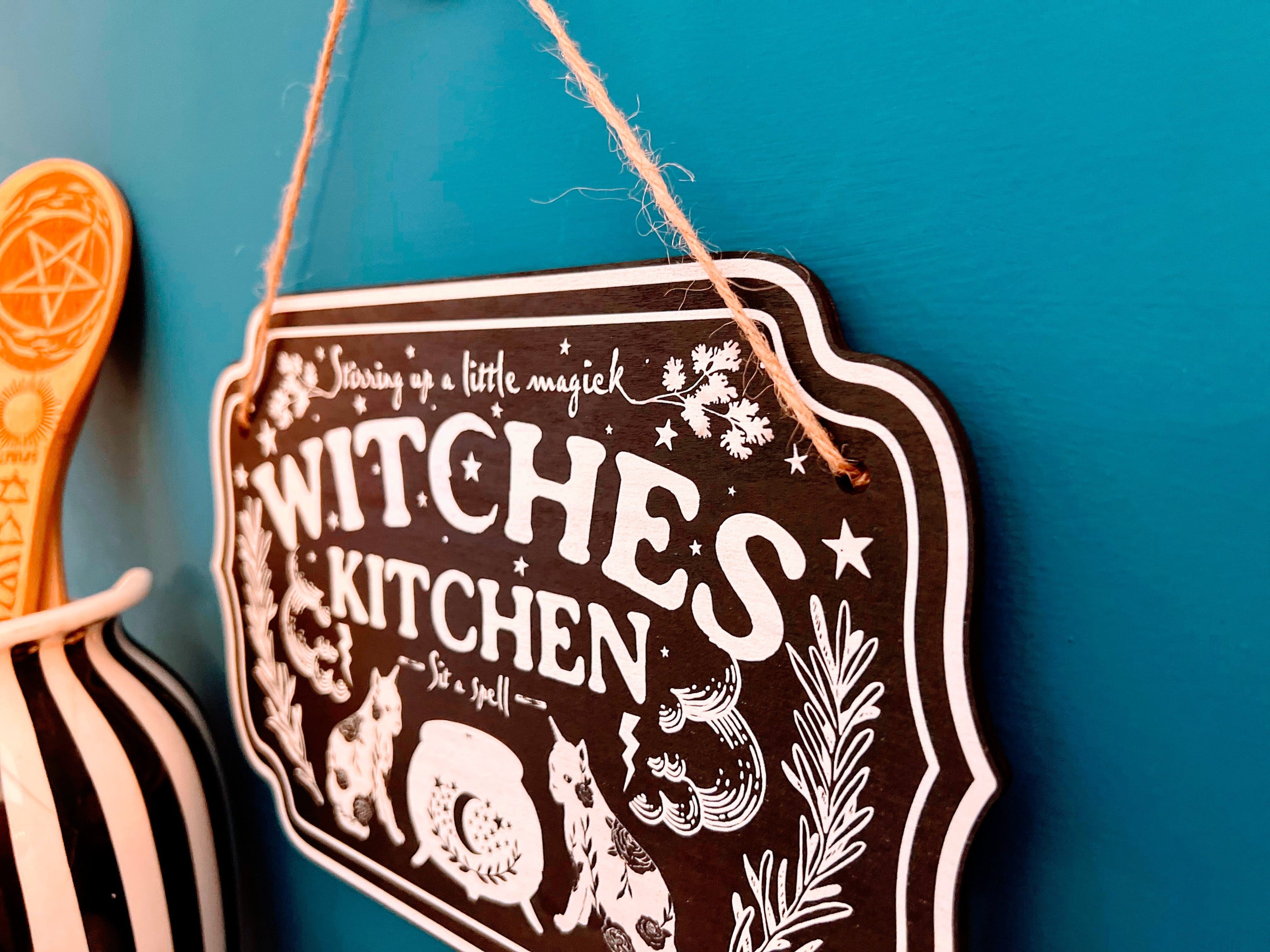 Witchy Décor Wooden Sign | Home | Wiccan Center