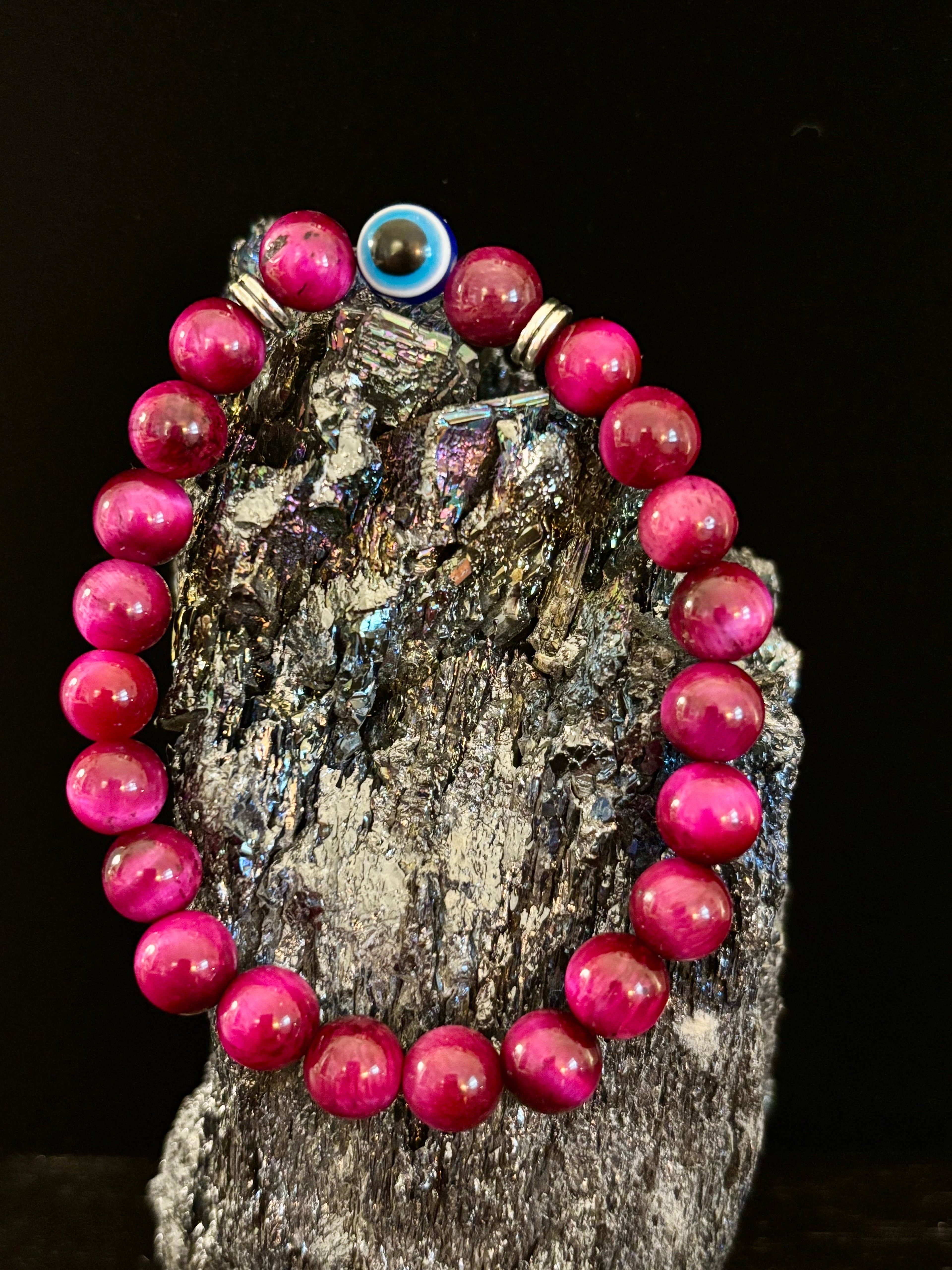 Evil Eye Style Beaded Bracelets – Handmade Natural Stone Protection | | Wiccan Center