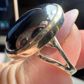 Bold Oval Terahertz Split-Band Ring | Rings | Wiccan Center