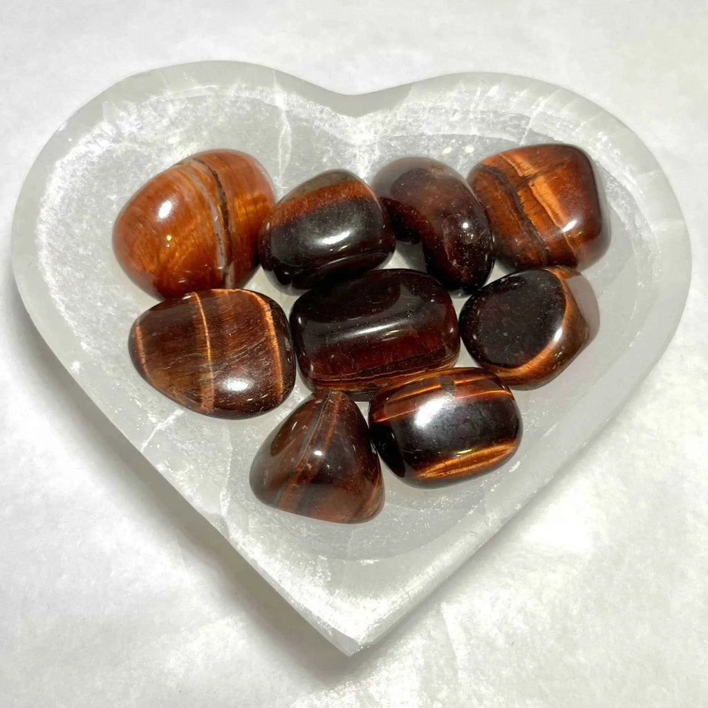 Red Tiger Eye Tumbled Pocket Stone | Tumbled Stones | Wiccan Center