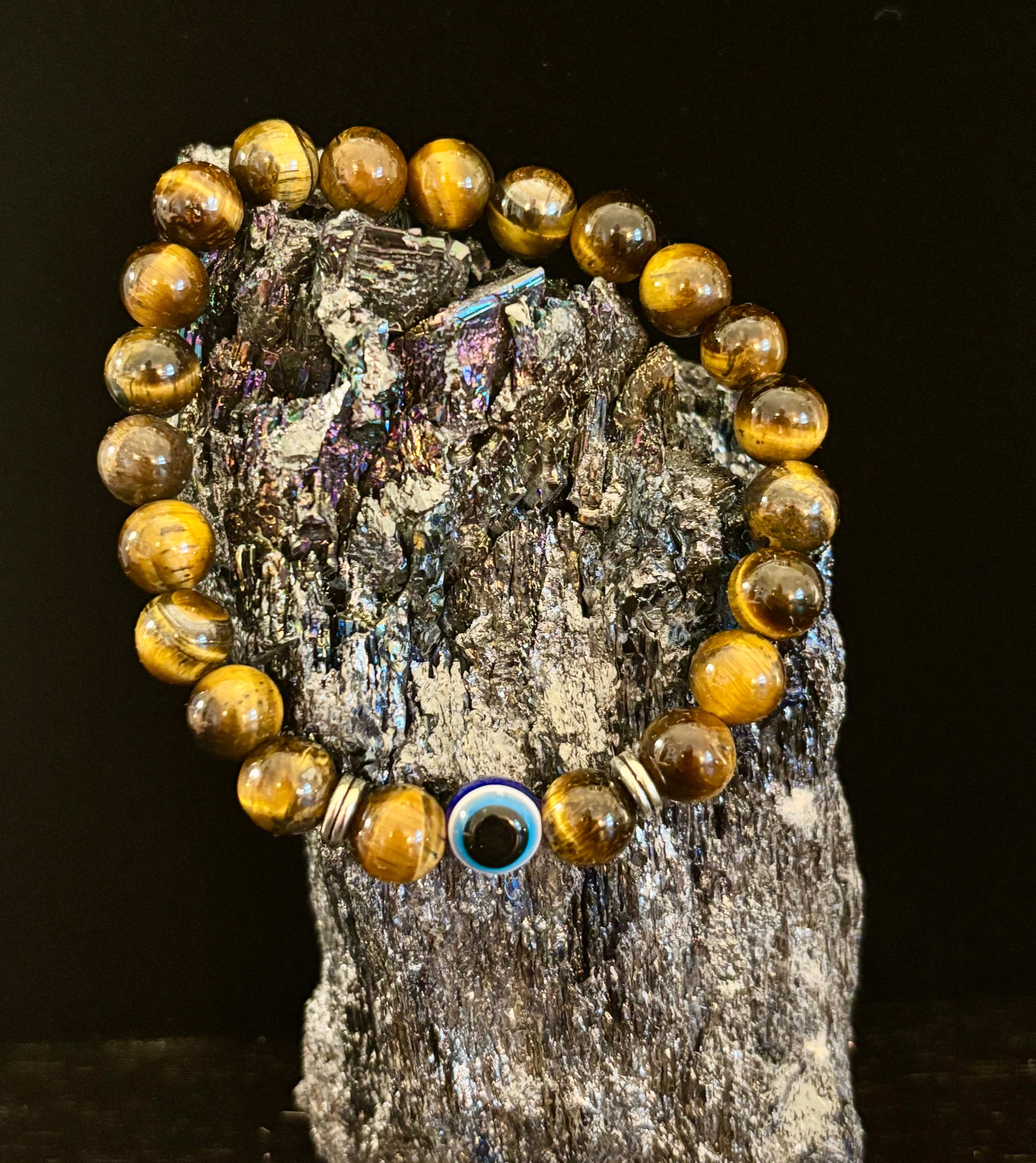 Evil Eye Style Beaded Bracelets – Handmade Natural Stone Protection | | Wiccan Center