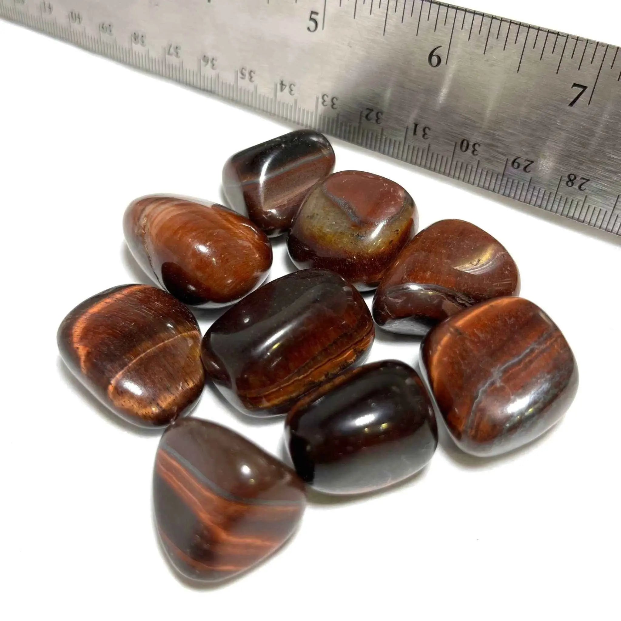 Red Tiger Eye Tumbled Pocket Stone | Tumbled Stones | Wiccan Center