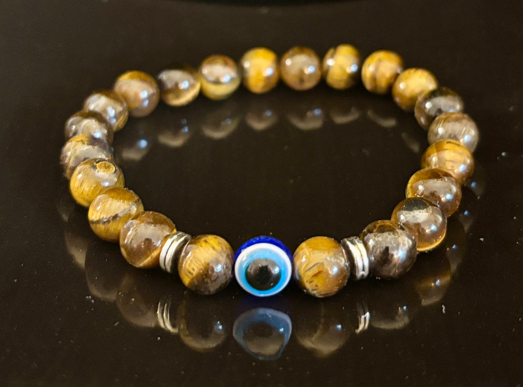Evil Eye Style Beaded Bracelets – Handmade Natural Stone Protection | | Wiccan Center