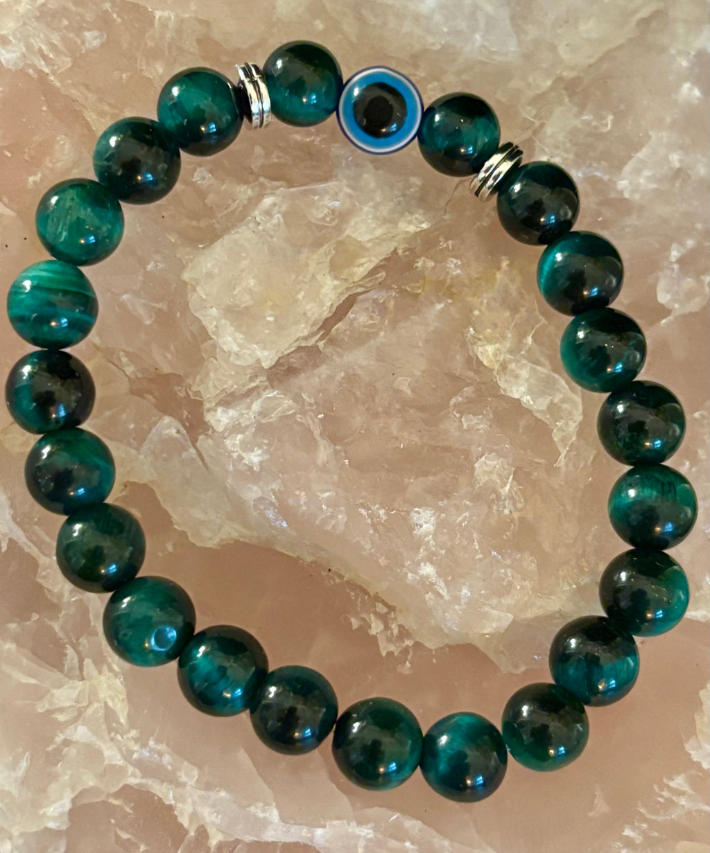 Evil Eye Style Beaded Bracelets – Handmade Natural Stone Protection | | Wiccan Center