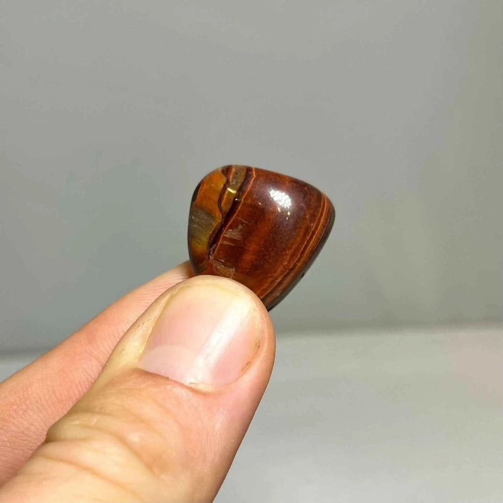Red Tiger Eye Tumbled Pocket Stone | Tumbled Stones | Wiccan Center