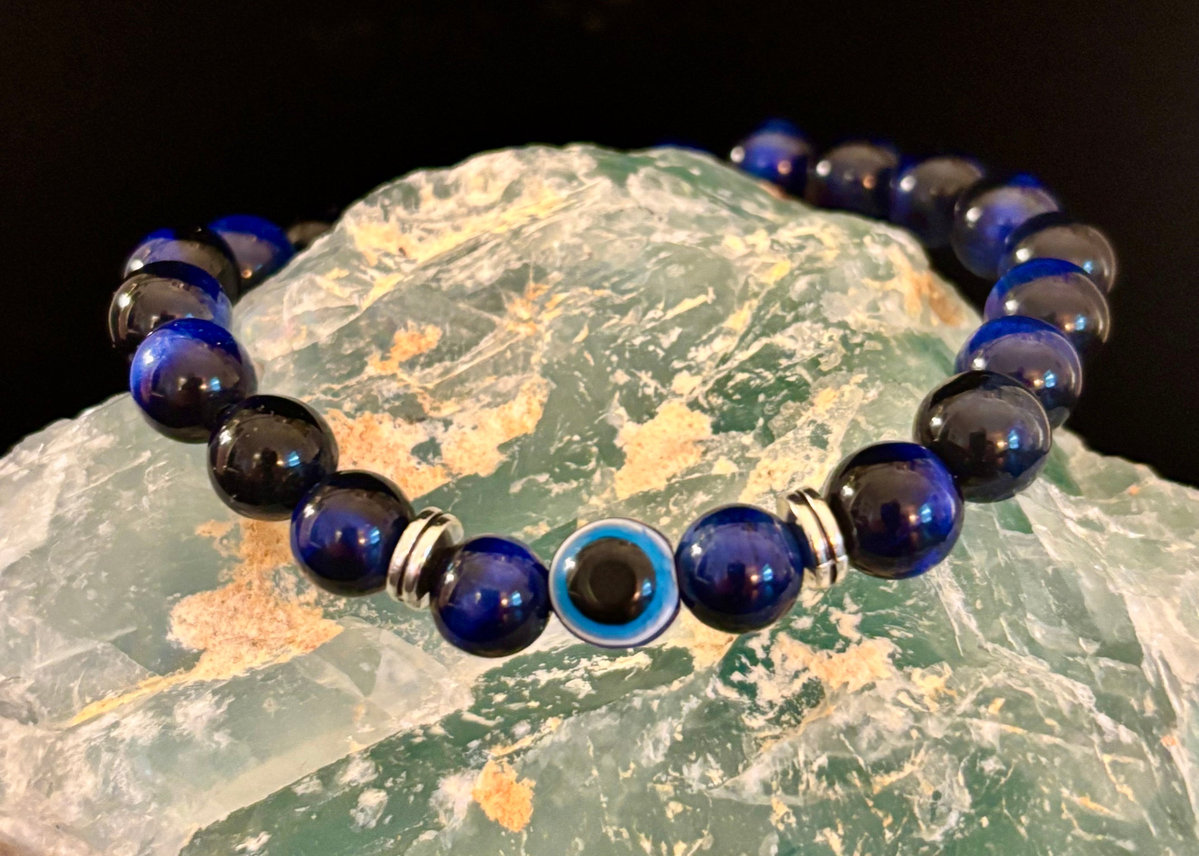 Evil Eye Style Beaded Bracelets – Handmade Natural Stone Protection | | Wiccan Center