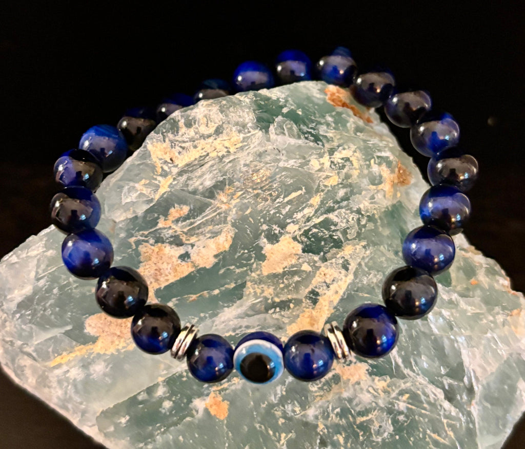 Evil Eye Style Beaded Bracelets – Handmade Natural Stone Protection | | Wiccan Center