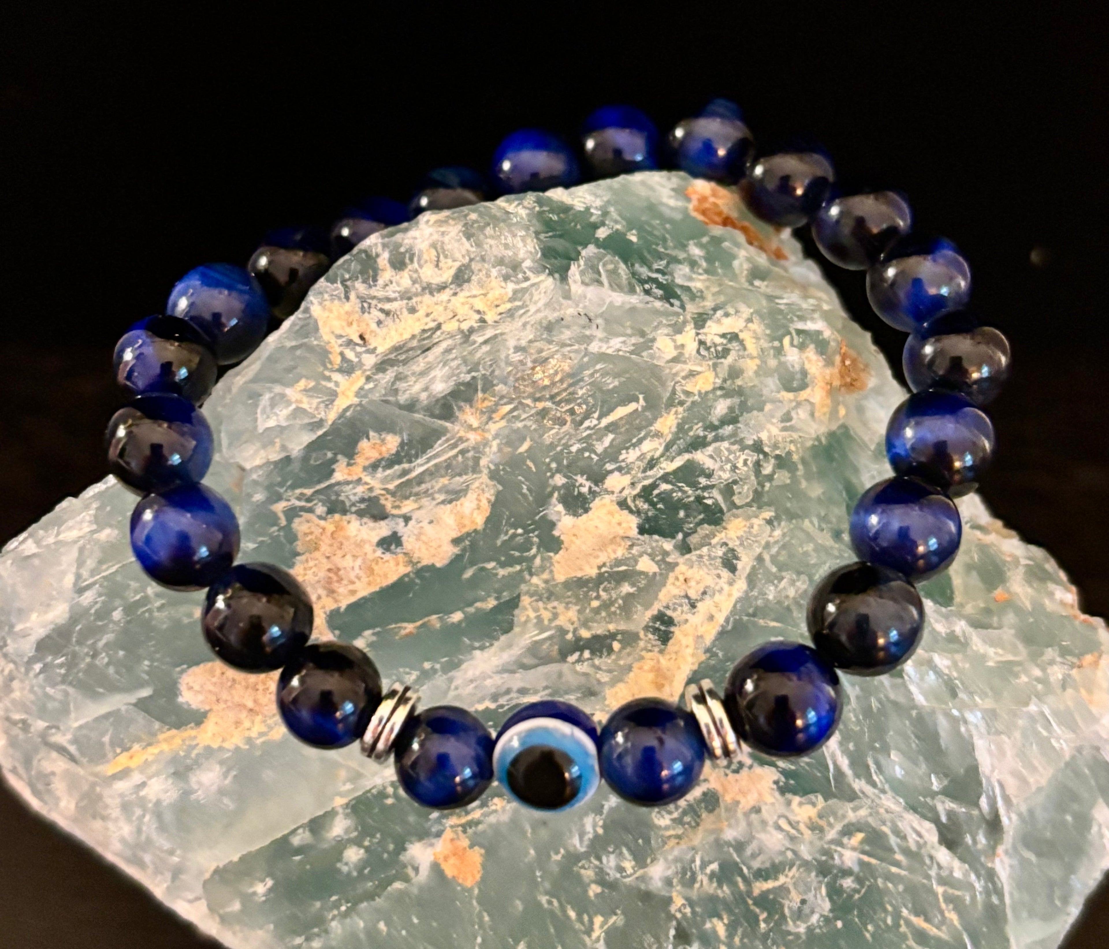 Evil Eye Style Beaded Bracelets – Handmade Natural Stone Protection | | Wiccan Center
