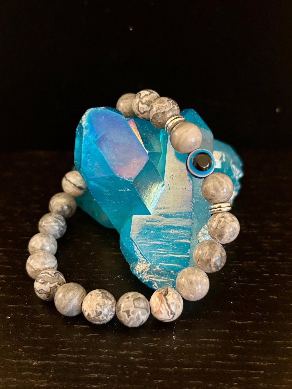 Evil Eye Style Beaded Bracelets – Handmade Natural Stone Protection | | Wiccan Center